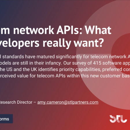 Telecom network API developer survey