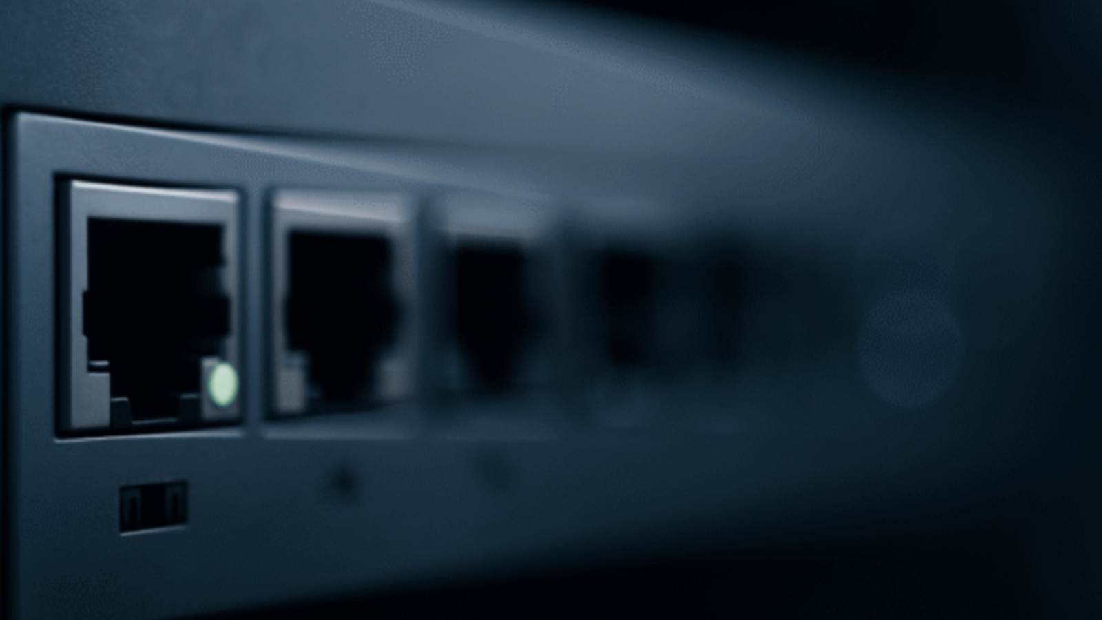 Abstract padlock and network graphic representing telecoms cybersecurity
